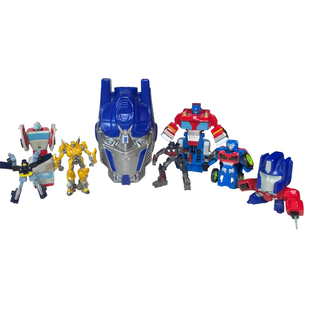 Hasbro Transformers Toy Lot Optimus Prime Bumblebee 7-Eleven McDonalds